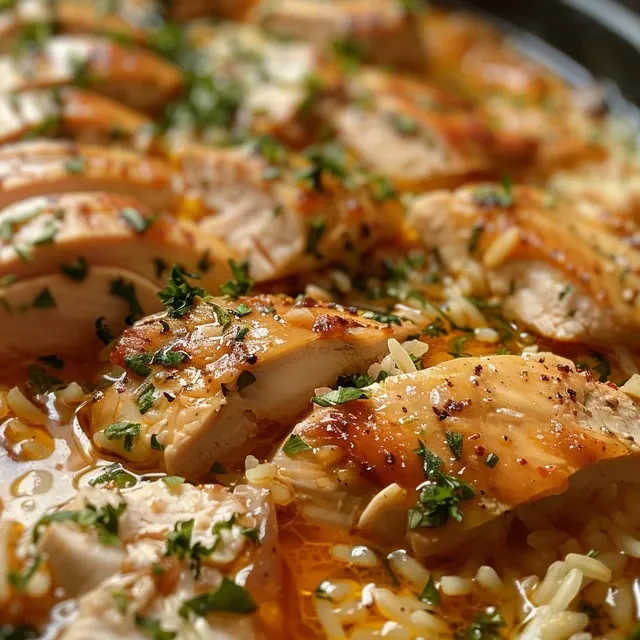 Imagen de Sopa Pollo Cremosa, lado de un tazón con textura cremosa.