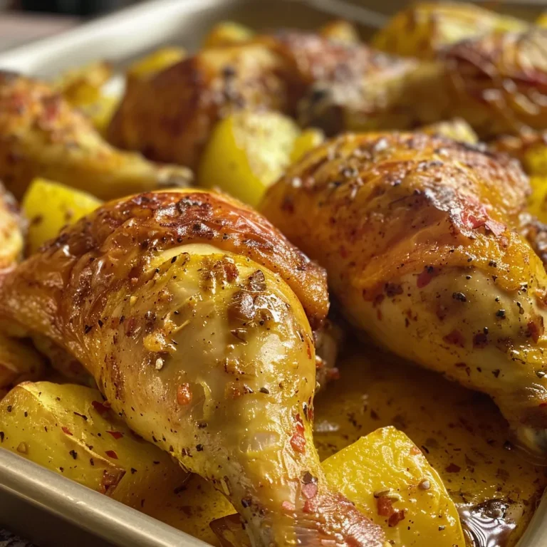 Pollo a la Mostaza servido con una guarnición fresca.